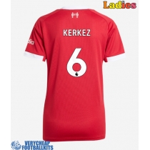 Liverpool Milos Kerkez #6 Replica Home Shirt Ladies 2025-26 Short Sleeve